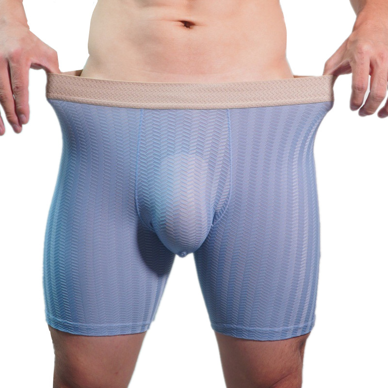 Long Leg Trunk Men - Mens Boxer Shorts Homme Nylon Underwear