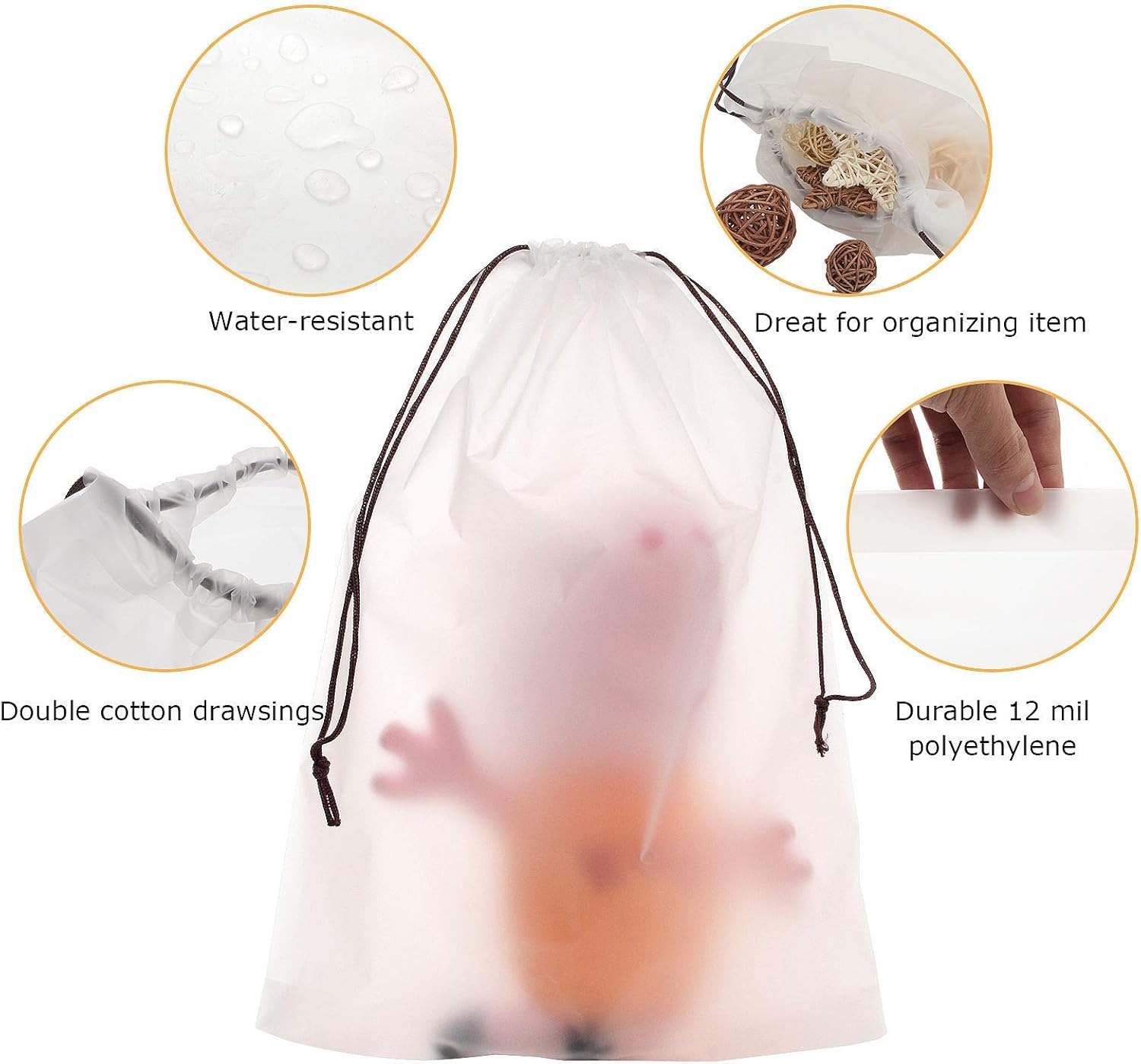 Multi Pack Underwear - 10 Pcs Shoe Bags For Travel