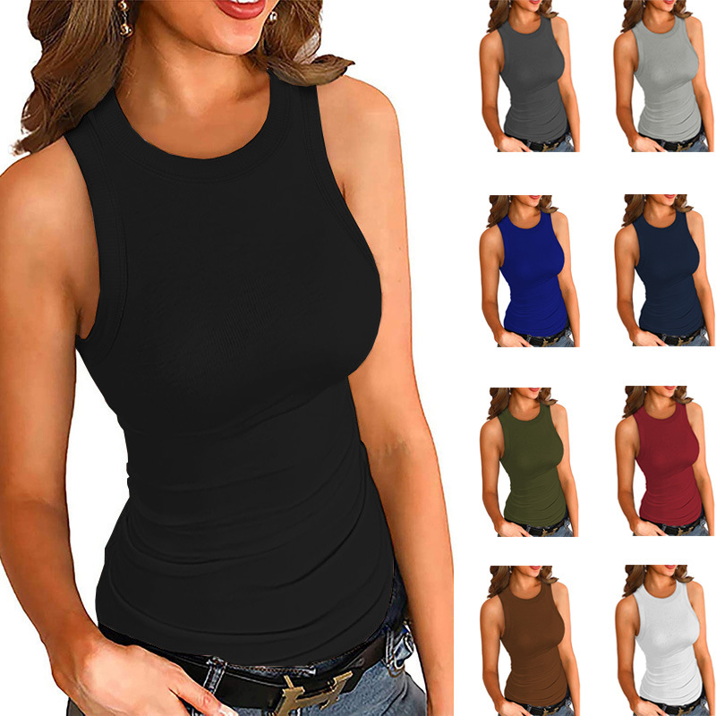 Tank Top Ribbed - Cross-borderSpring and Summer New Arrivals Amazon