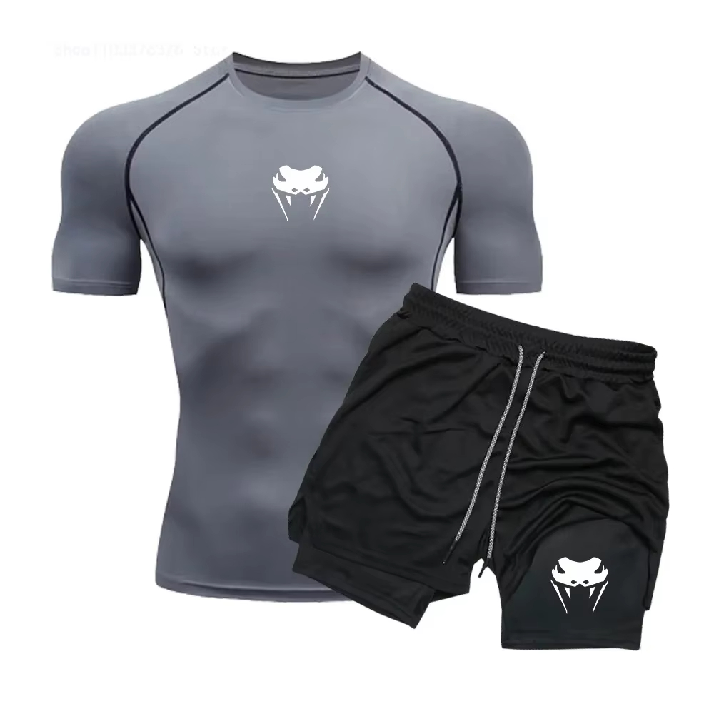 Compression Shorts Athletes - Men Compression Athletic Fitness Wear -
