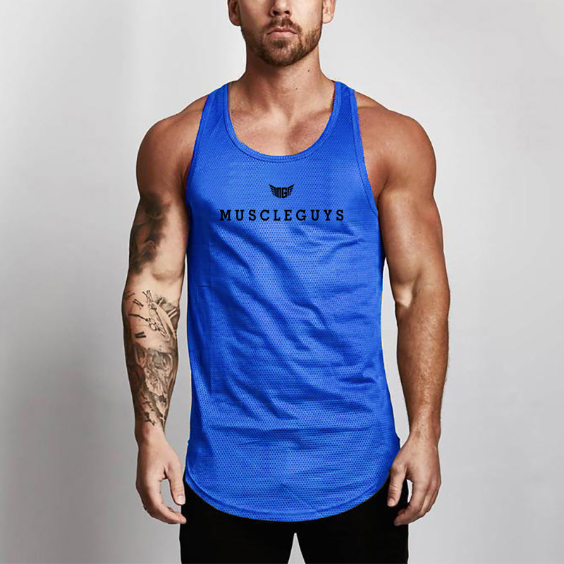 Sleeveless Undershirt - Summer Men New Mesh Quick Dry