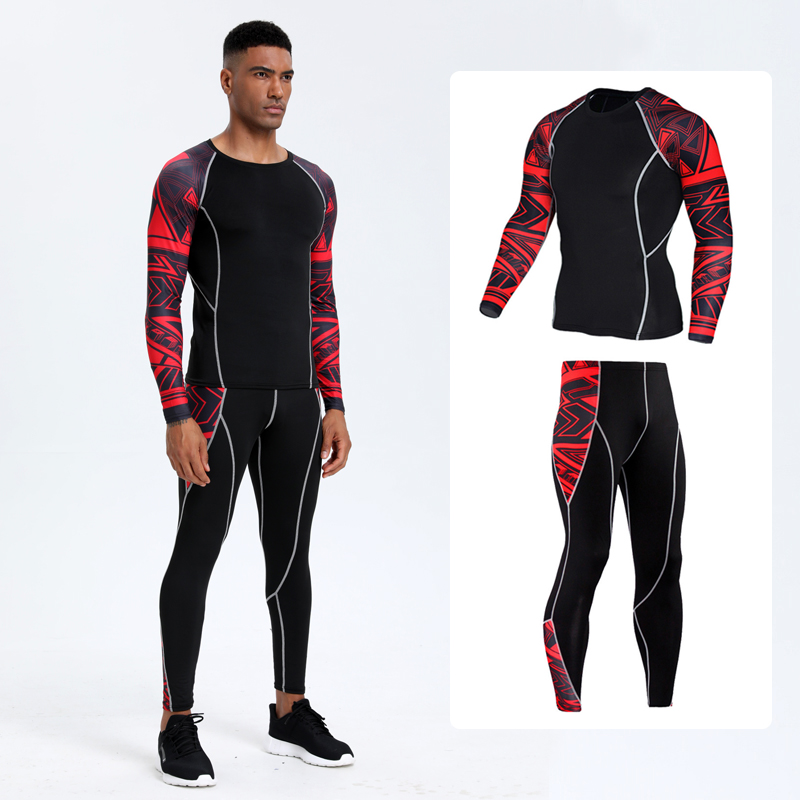 T Shirt Tight Fit - Men's PRO Sports Fitness Suit: Quick-Drying