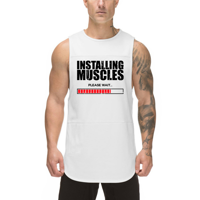 Sleeveless Undershirt - Summer Men Sports Vest with Simple
