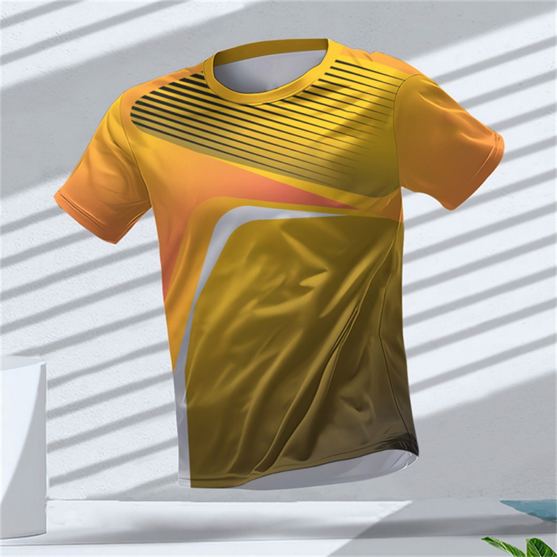 T Shirt Tight Fit - Men Sports Short Sleeve T-Shirt Quick