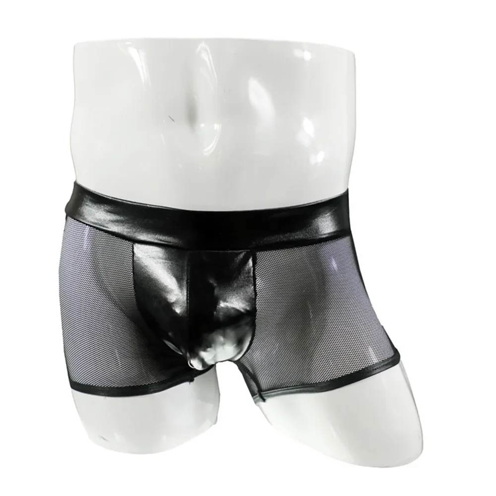 Men Sexy Underwear Faux Leathe - đánh giá và giá Bamboo Fiber Trunk