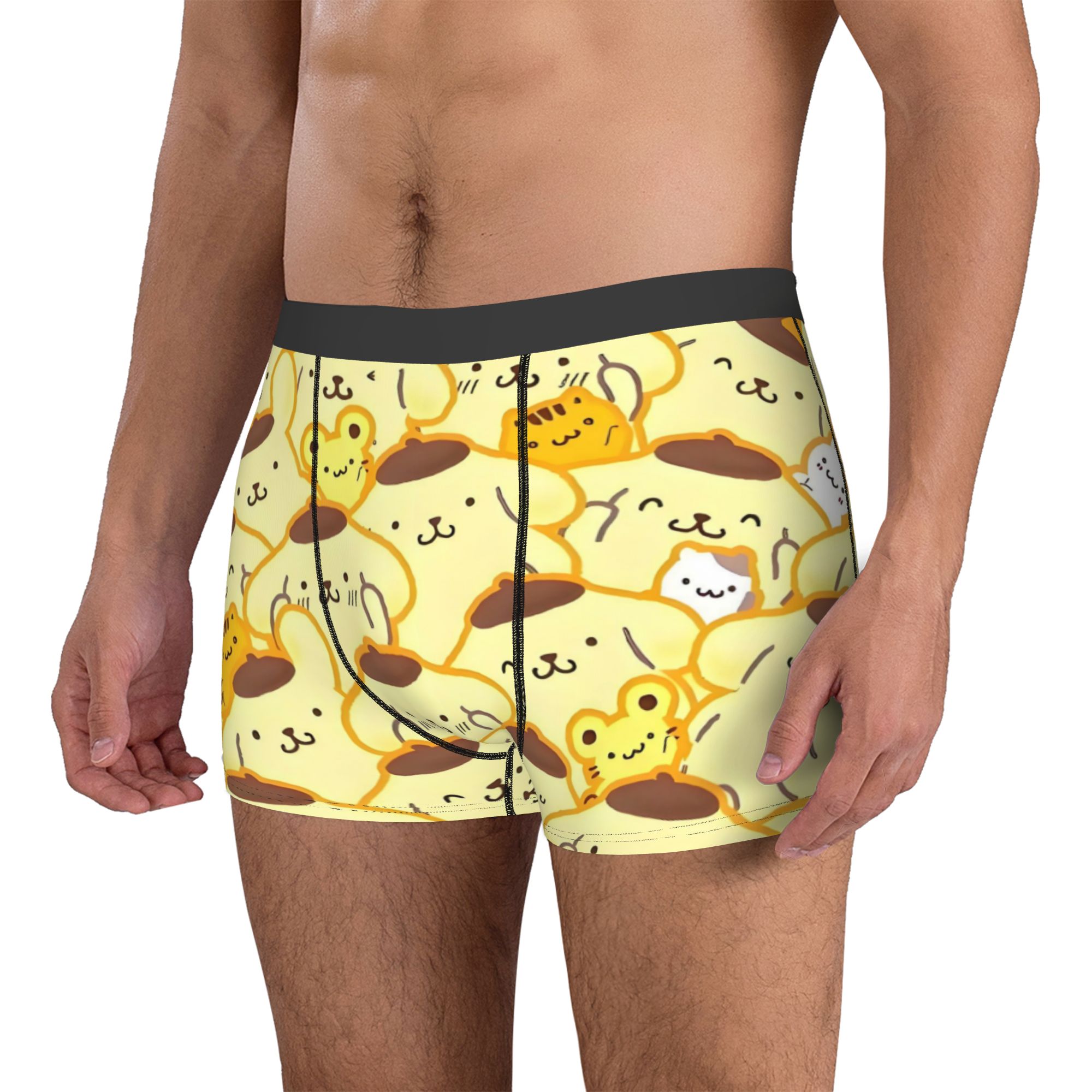 Cartoon Pompompurin Underwear  - đánh giá và giá Boxer Shorts Modal