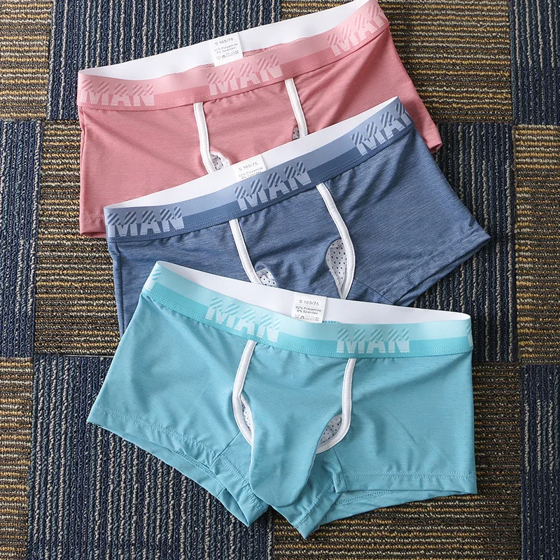 Men's Ice Silk Boxer Briefs, B - đánh giá và giá Mesh Sport Boxer