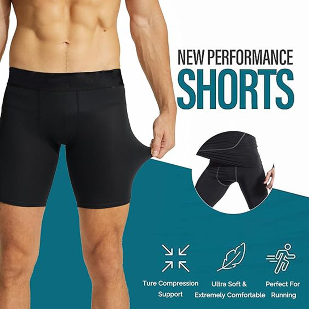 3 Pack Compression Shorts Men  - đánh giá và giá Compression Shorts Athletes