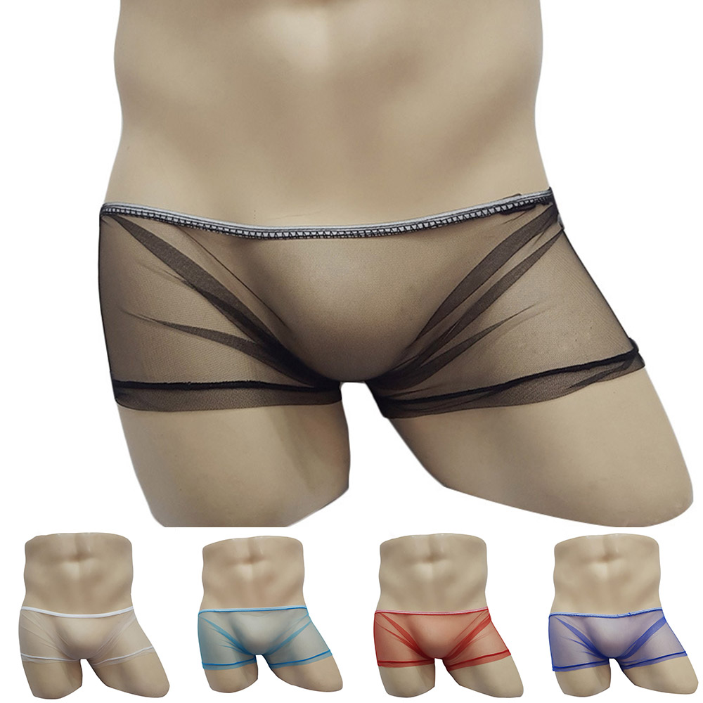 Male Boxer Men Briefs Sheer un - đánh giá và giá Trunk Breathable Men