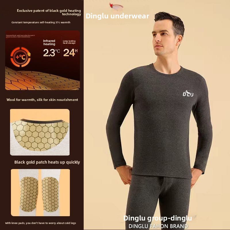 Deer Black Gold Graphene Self- - đánh giá và giá Thermal Long John
