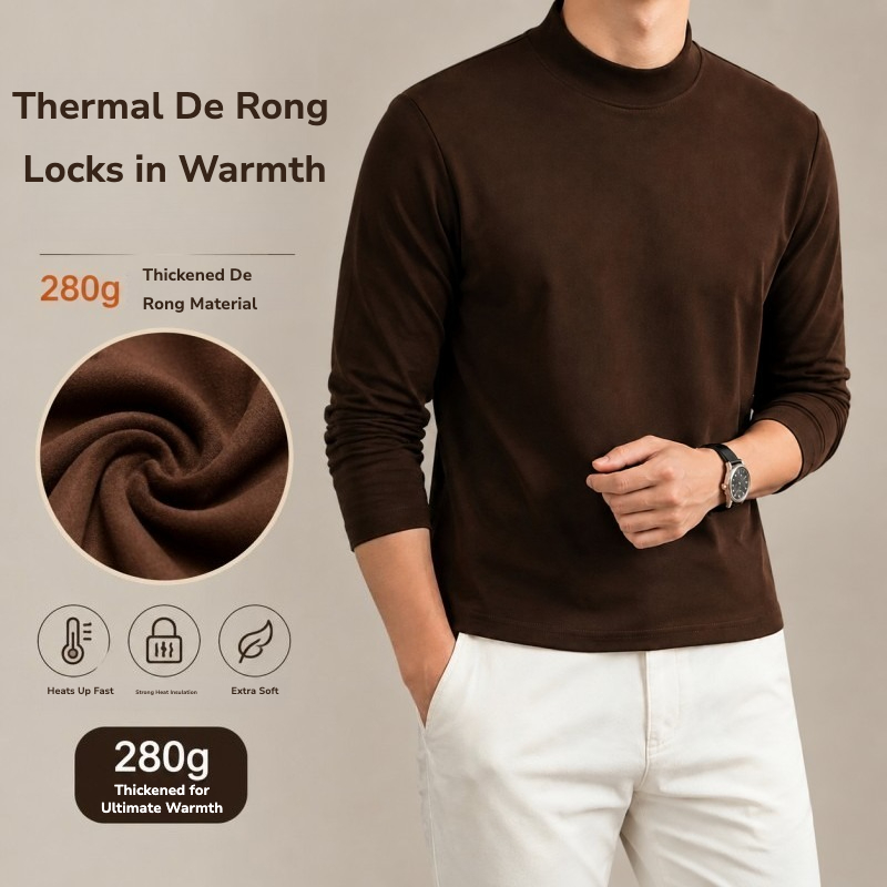 Men's 280g Double-Sided De Ron - đánh giá và giá Base Layer Top