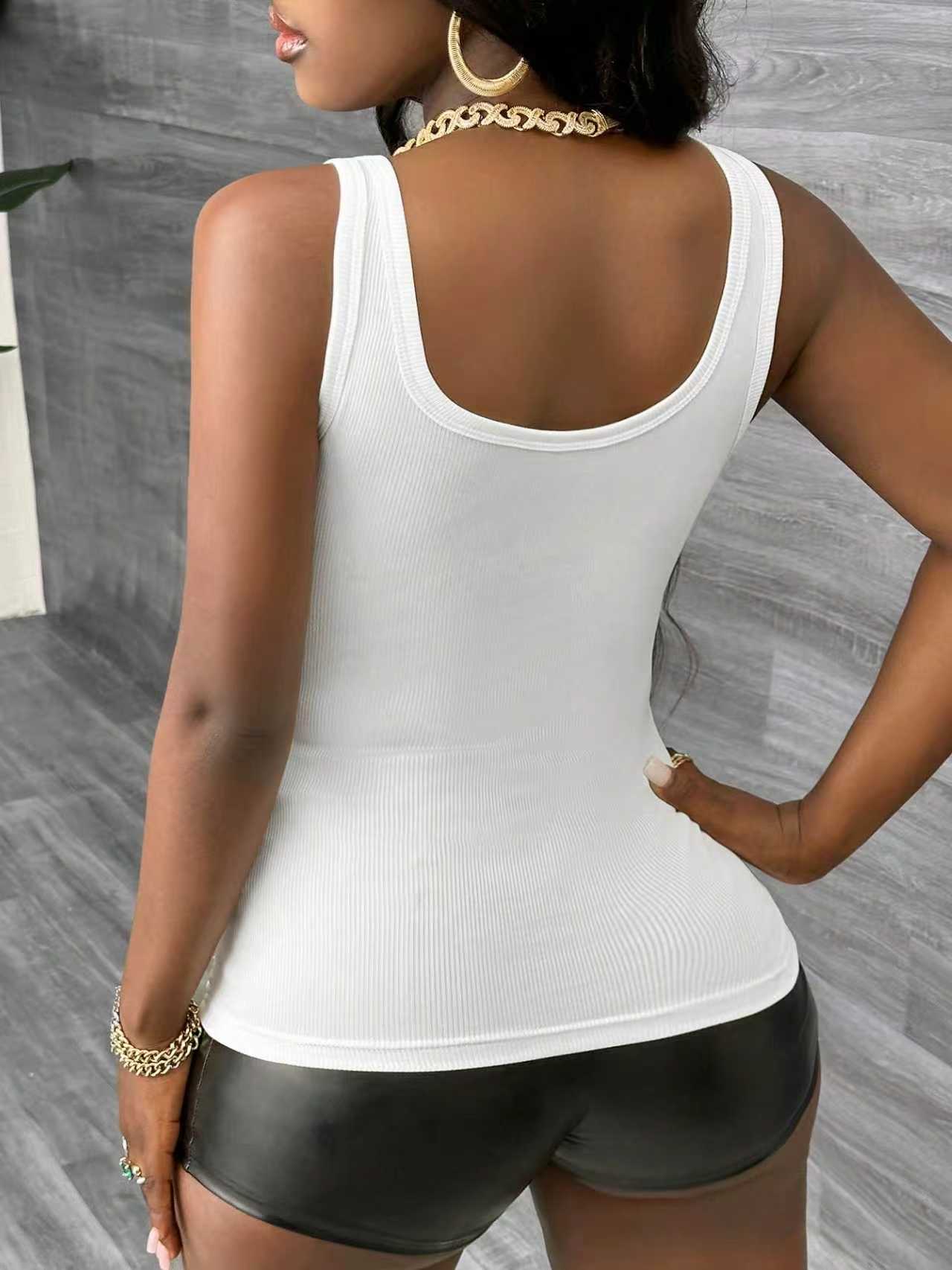 Plus Size 3 Piece V Neck Ribbe - đánh giá và giá Tank Top Ribbed