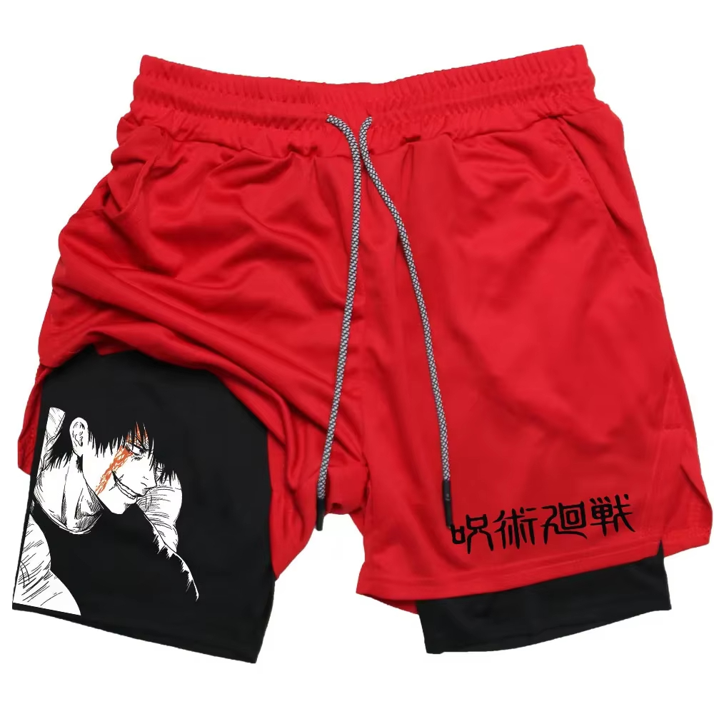 Anime Jujutsu Kaisen Gym Short - đánh giá và giá Compression Shorts Athletes