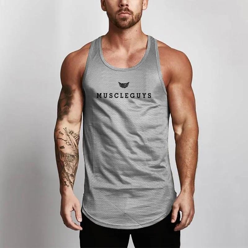 Summer Men New Mesh Quick Dry  - đánh giá và giá Sleeveless Undershirt
