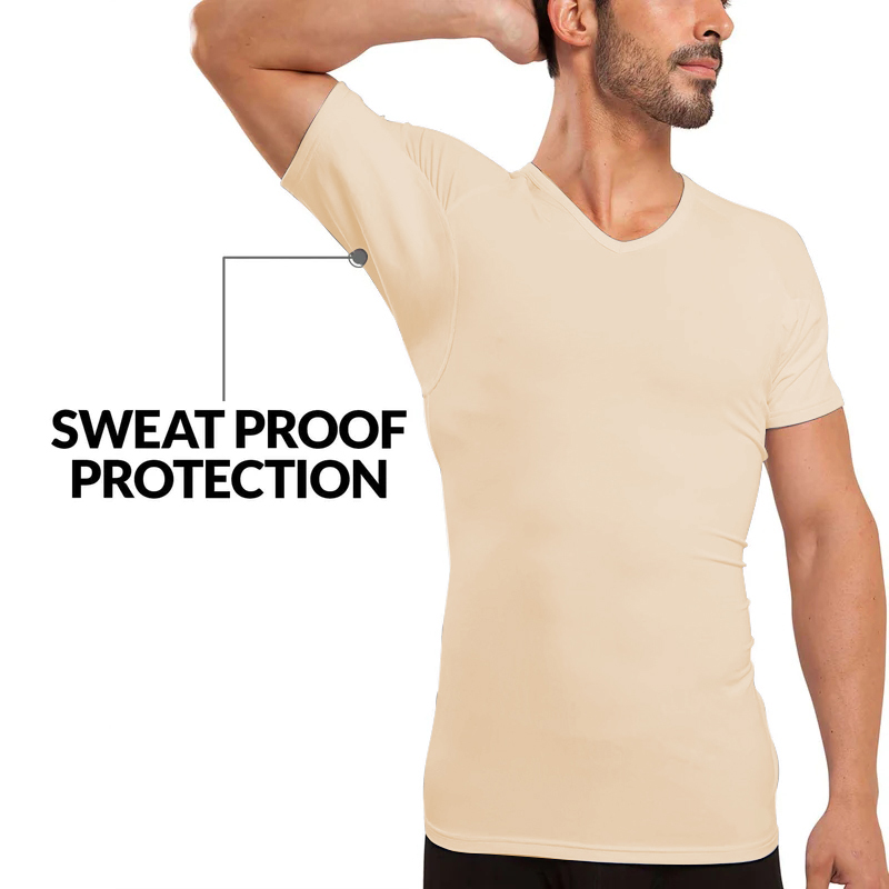 Men Undershirts Anti-transpira - đánh giá và giá Undershirt Crew Neck