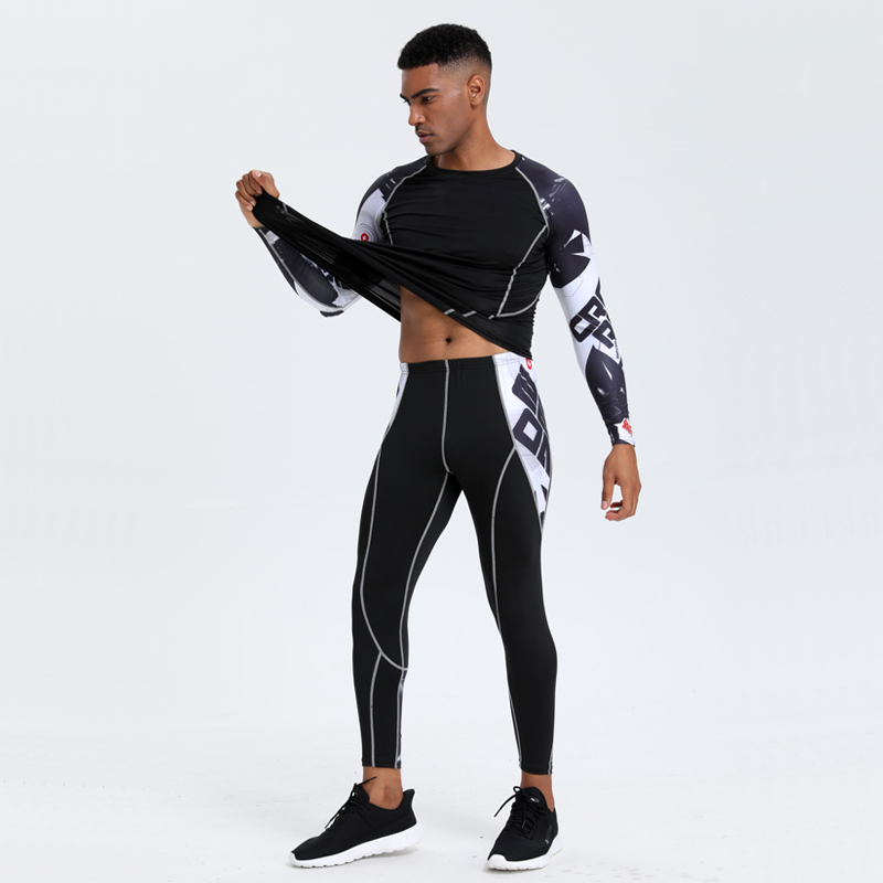 Men's PRO Sports Fitness Suit: - đánh giá và giá T Shirt Tight Fit