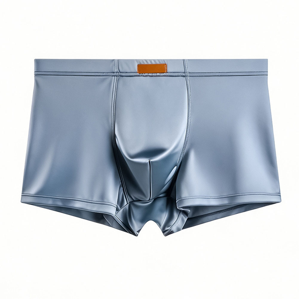 Men Ice Silk Satin-like Boxer  - đánh giá và giá Pouch Boxer Pouch