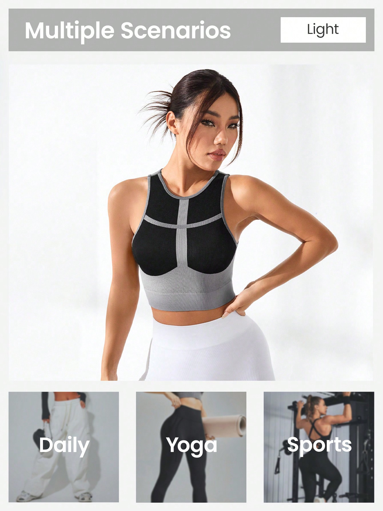 Women Color Block Cross Line R - đánh giá và giá Tank Top Ribbed