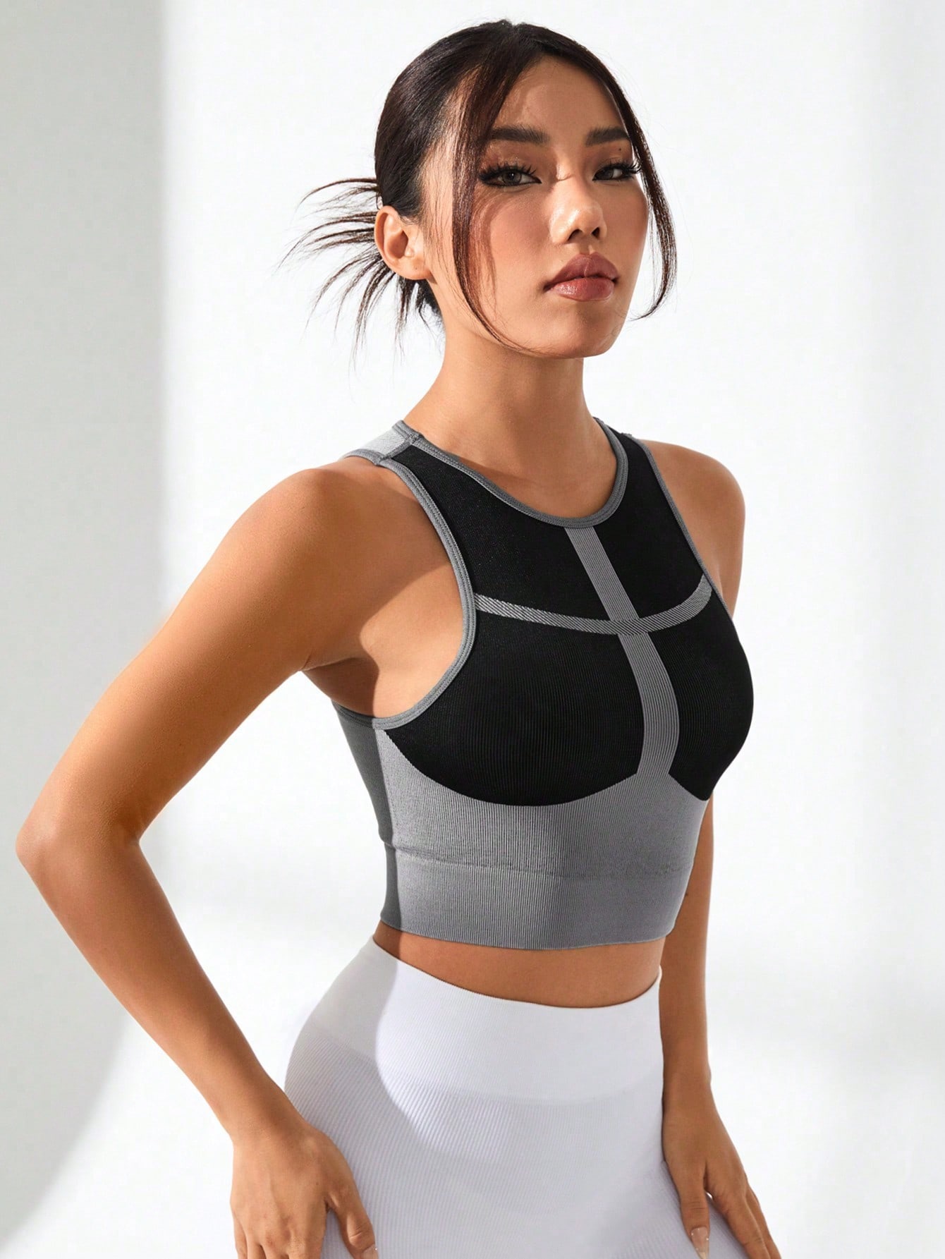 Women Color Block Cross Line R - đánh giá và giá Tank Top Ribbed