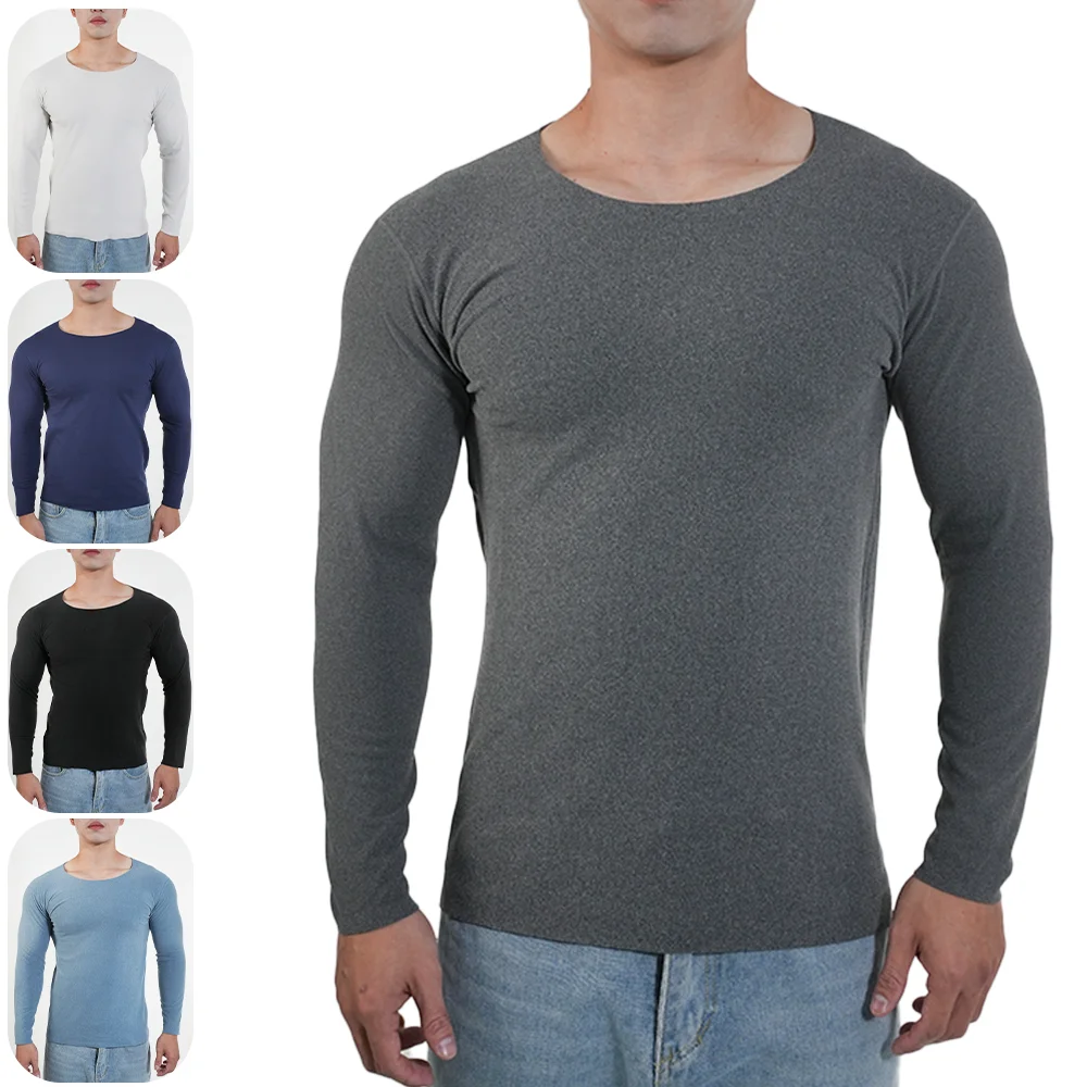 Men Thermal Underwear Long Sle - đánh giá và giá Undershirt Crew Neck
