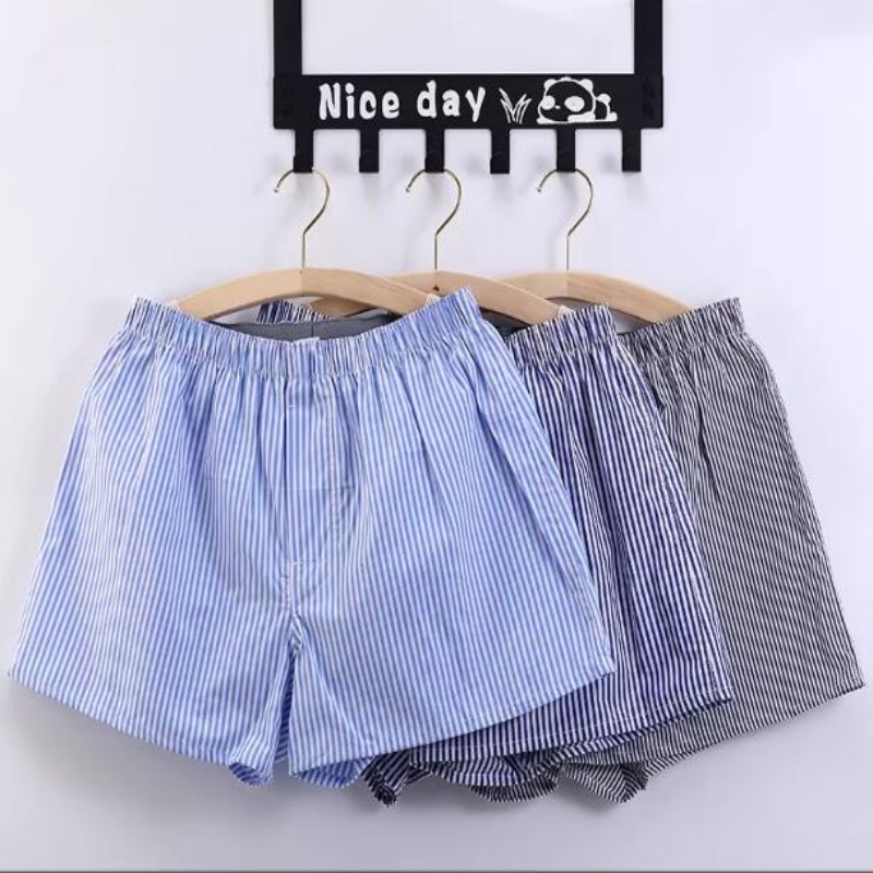 3 Cái/lốc M-3XL Cổ Điển Kẻ Sọc - đánh giá và giá Boxer Brief Pack Cotton