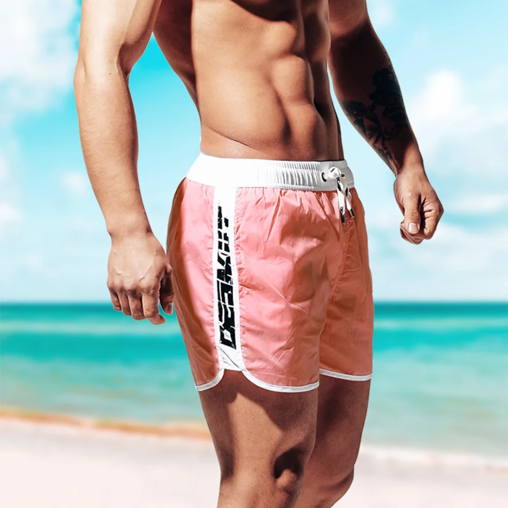 New Men's Swimsuit Shorts Beac - đánh giá và giá Bamboo Fiber Trunk
