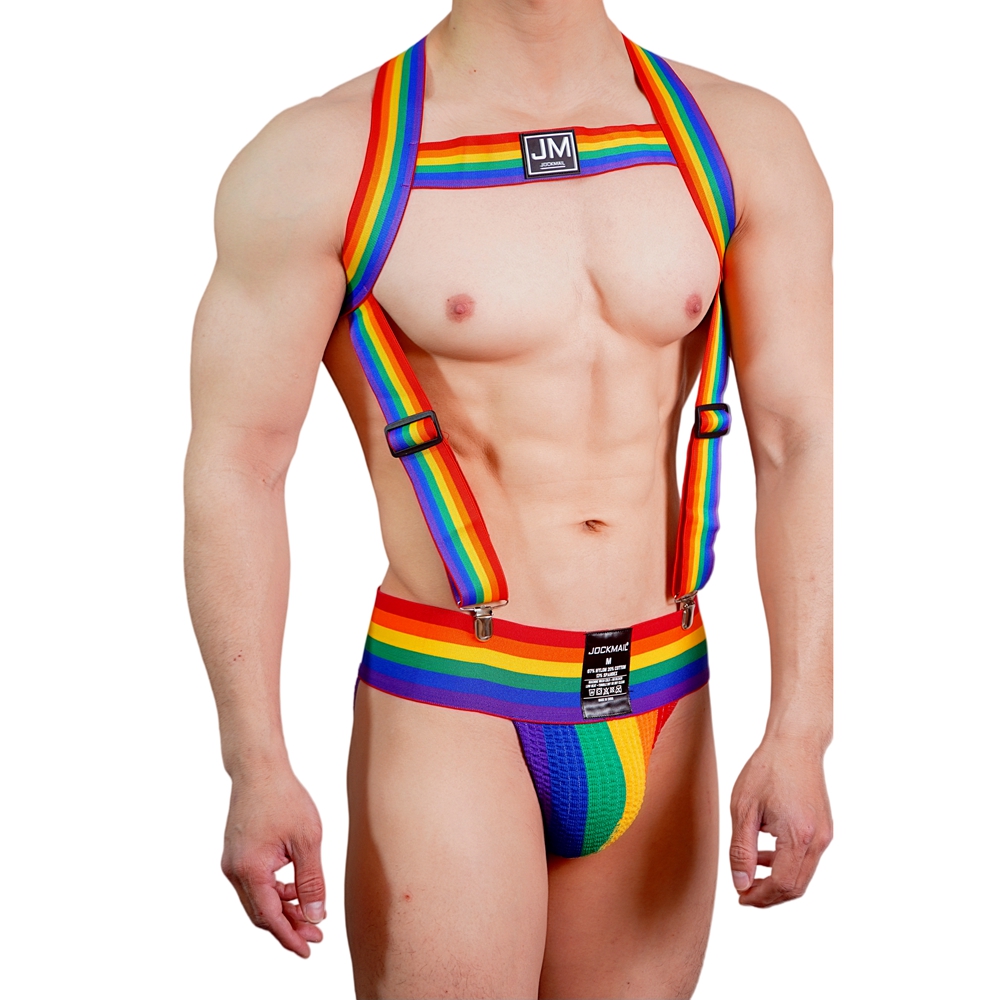 JOCKMAIL Rainbow Body Harness  - đánh giá và giá Jockstrap Athletic