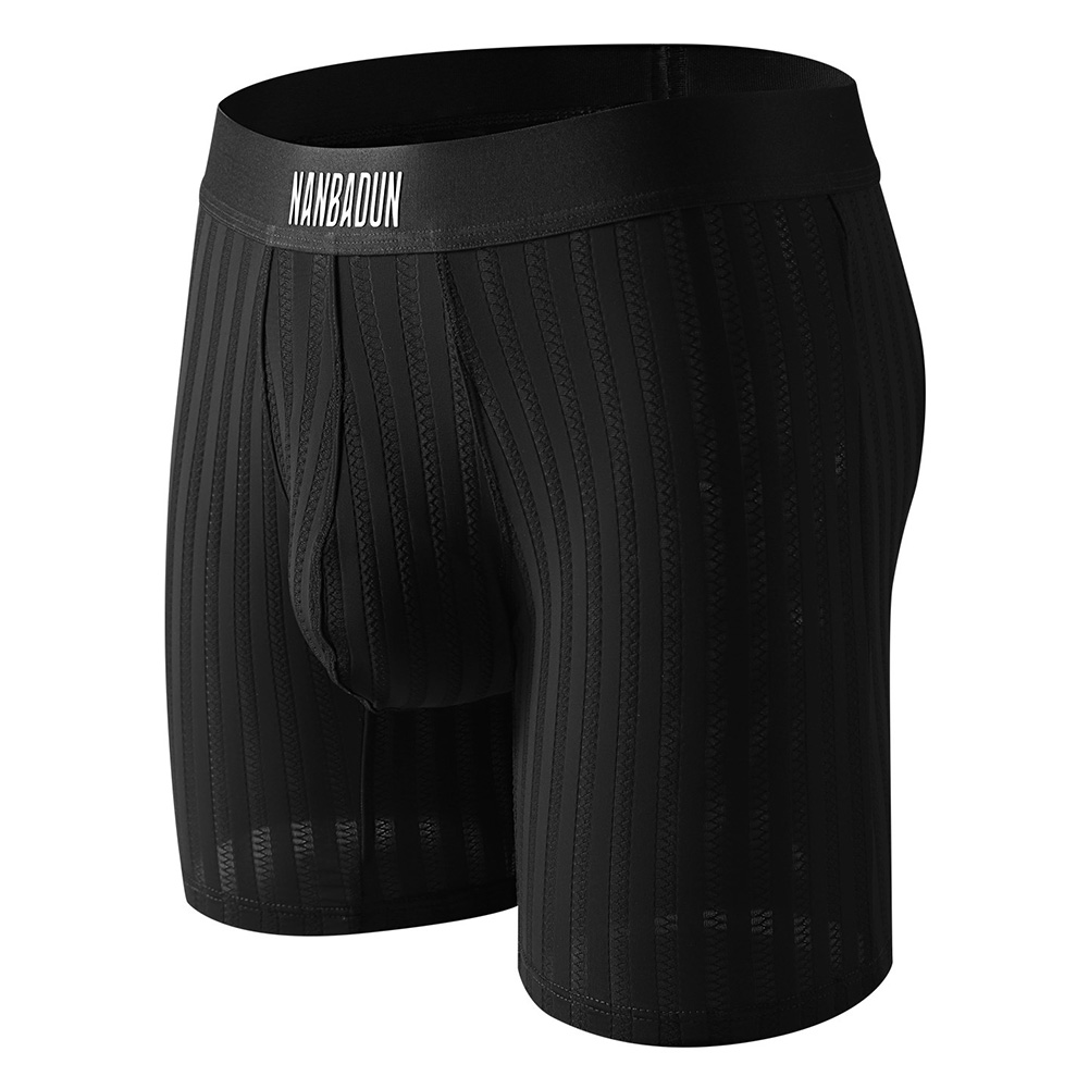 Men Ice Silk Underpants Long L - đánh giá và giá Long Leg Trunk Men
