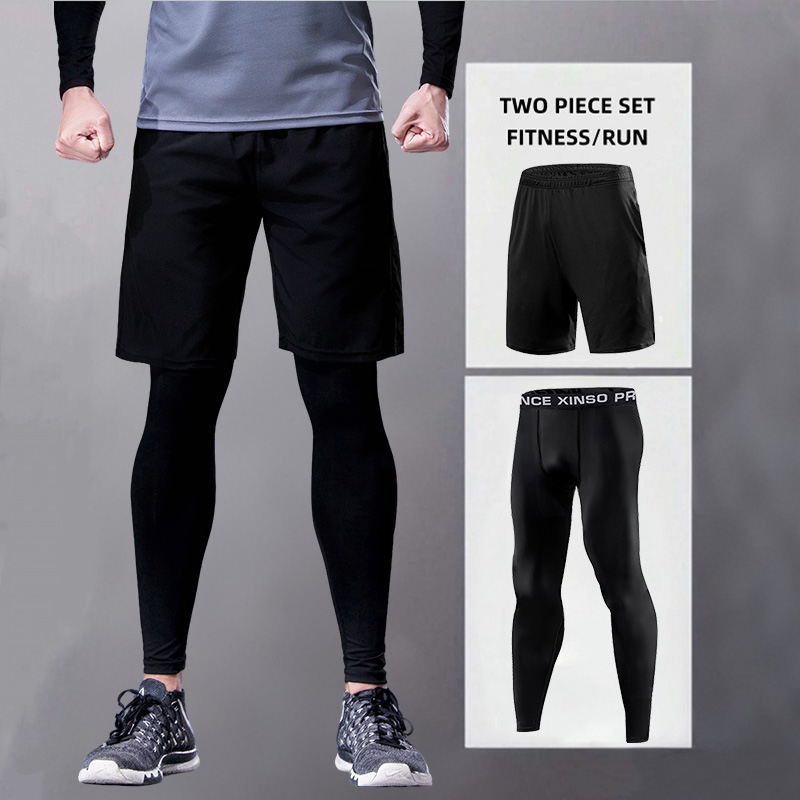 Men's Sports Running Trousers  - đánh giá và giá Compression Long Pant