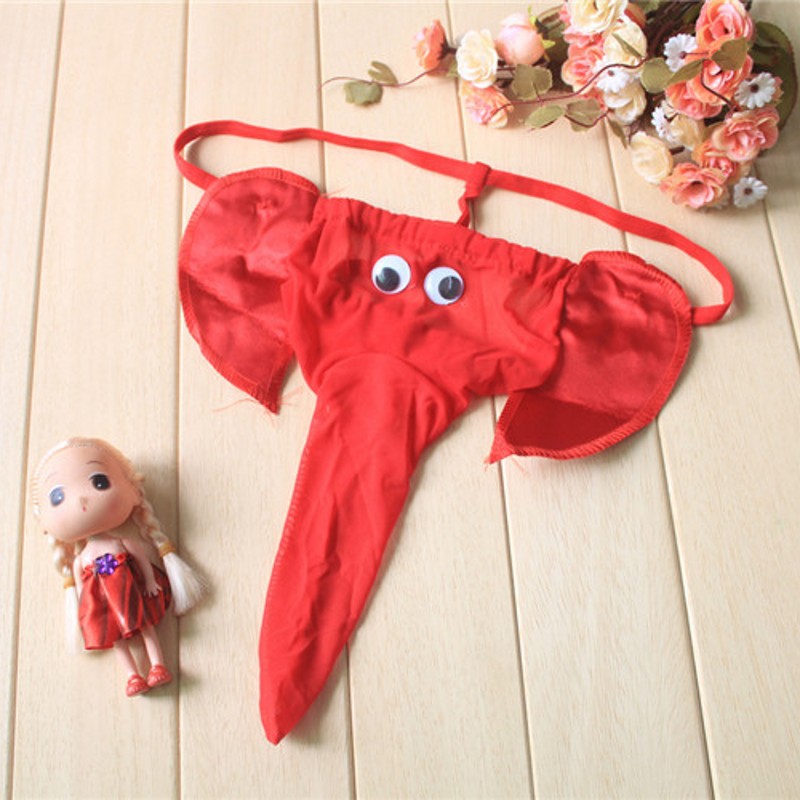 Men's Sexy Elephant Thong Unde - đánh giá và giá Trunk Breathable Men