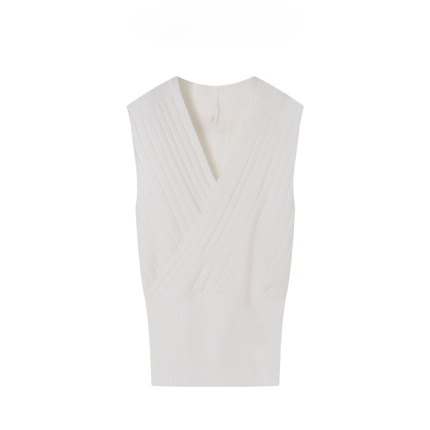 Women's Sleeveless Wrap Knit S - đánh giá và giá Tank Top Ribbed