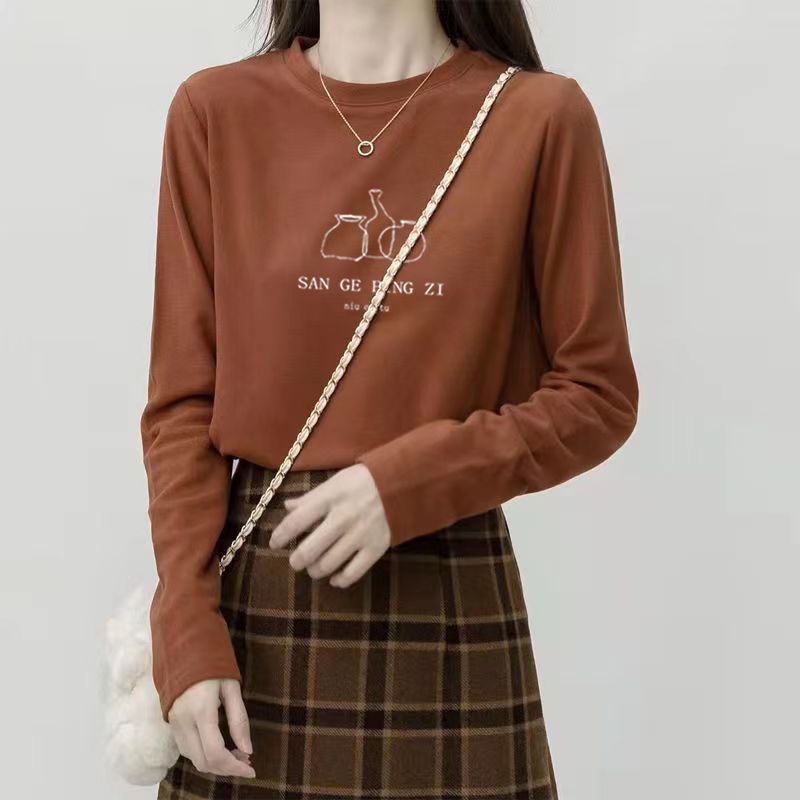 Women Korean Style Crew Neck B - đánh giá và giá Undershirt Crew Neck